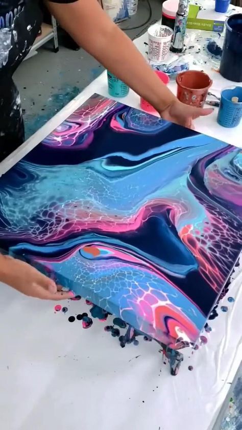 Флюид арт картины - 