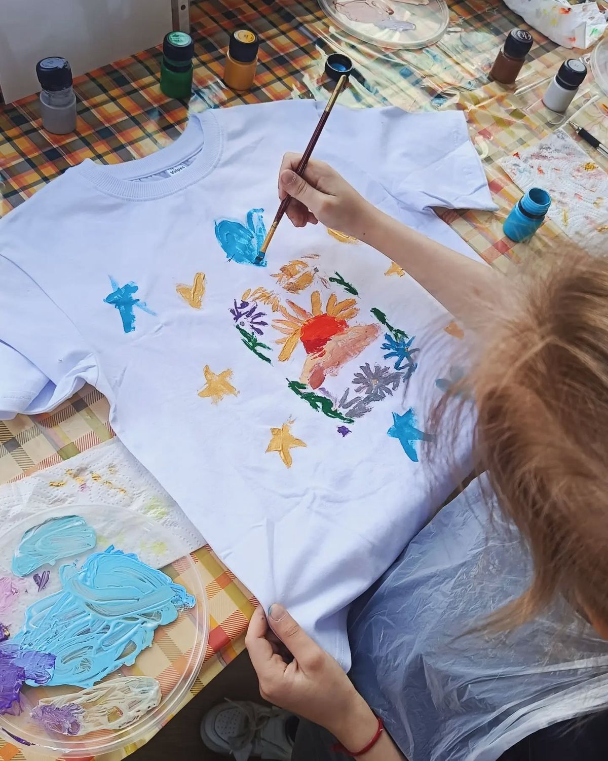 Мастер класс "Роспись футболки" - 